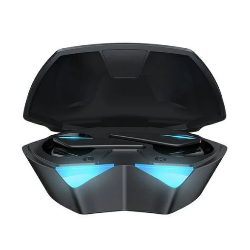 Bluetooth 5.0 TWS Gaming Fülhallgató + AWEI Dokkoló Állomás (T23) fekete - 3