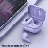 Bluetooth 5.1 TWS fülhallgató + AWEI Dokkoló Állomás (T36) lila - 4