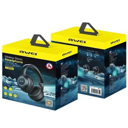 AWEI On-Ear Bluetooth Fejhallgató (A300BL) fekete - 6