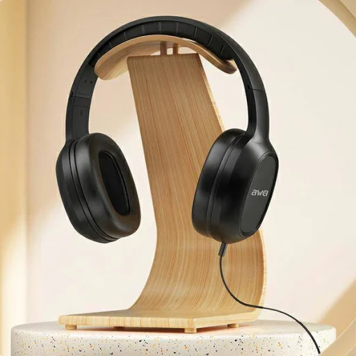 Fejhallgatók Jack 3.5mm AWEI (GM-6) fekete - 4