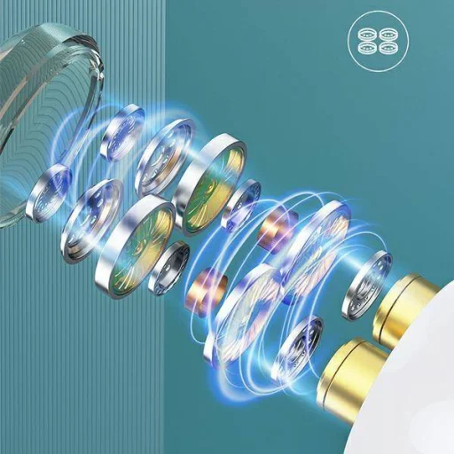 TWS AWEI (T12) Bluetooth sport fülhallgató fehér - 4