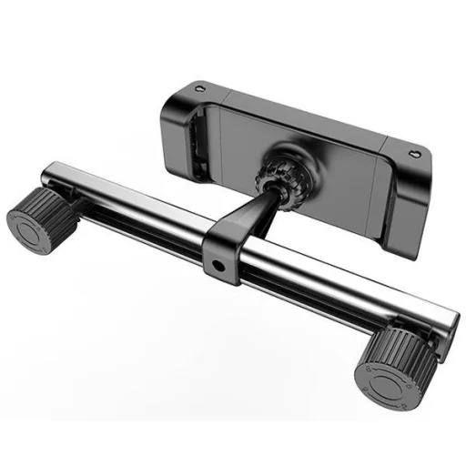 AWEI X40 fejtámlára szerelhető tablet és telefontartó fekete - 2