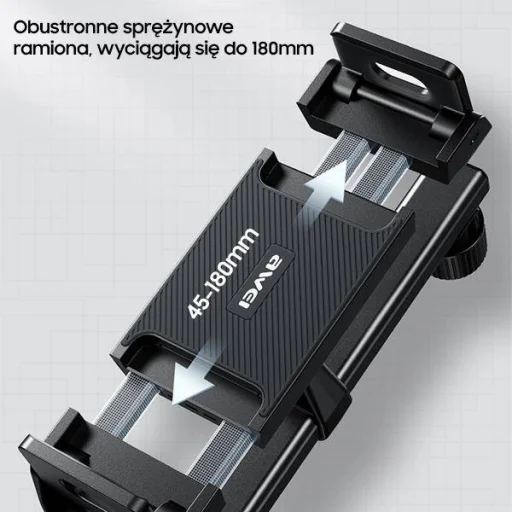 AWEI X40 fejtámlára szerelhető tablet és telefontartó fekete - 5