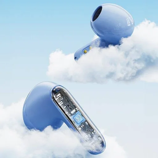 AWEI Bluetooth 5.3 T85 ENC TWS fülhallgató + töltőállomás zöld/zöld - 5