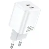 AWEI nice. network. PD65-EU 35W 2x USB-C fehér/fehér GaN