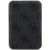 Guess Indukciós Powerbank 15W GUPB5FP4EMGK 5000mAh fekete/fekete 4G Bőr Fém Logó MagSafe thumbnail