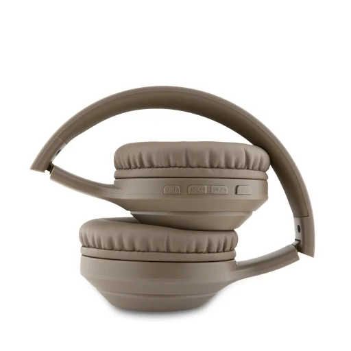 Guess Klasszikus Ezüst Logós Bluetooth Sztereó Fejhallgató Barna - 4