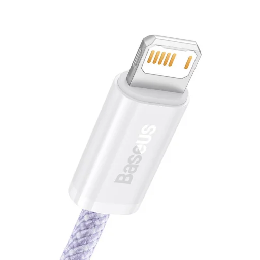 Baseus Dynamic 2 USB - Lightning töltőkábel, 2,4A, 2m (lila) - 2