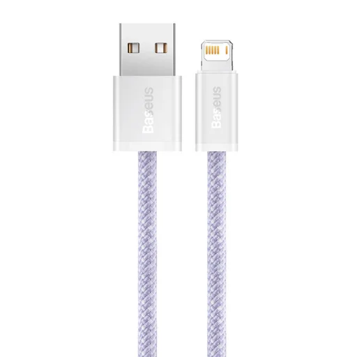 Baseus Dynamic 2 USB - Lightning töltőkábel, 2,4A, 2m (lila) - 3