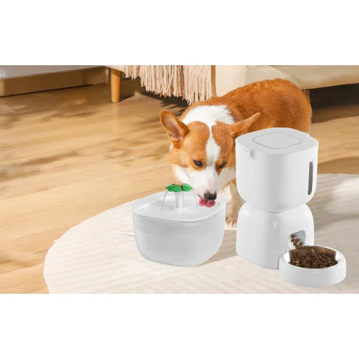 Petwant FW1-L(BAS) automata állateledel-adagoló + 2L kisállat itató - 5