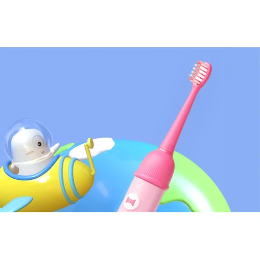 Sonic elektromos fogkefe gyerekeknek alkalmazással és fejkészlettel Bitvae K7S (pink) - 6