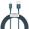 Baseus Superior Series USB-Lightning kábel, 2,4 A, 2 m (kék) thumbnail