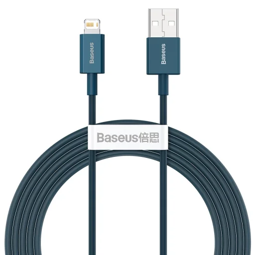 Baseus Superior Series USB-Lightning kábel, 2,4 A, 2 m (kék) - 2