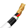 Baseus Simple Wisdom Micro USB - USB kábel, 2.1A, 1.5m (fehér) 2 db. thumbnail