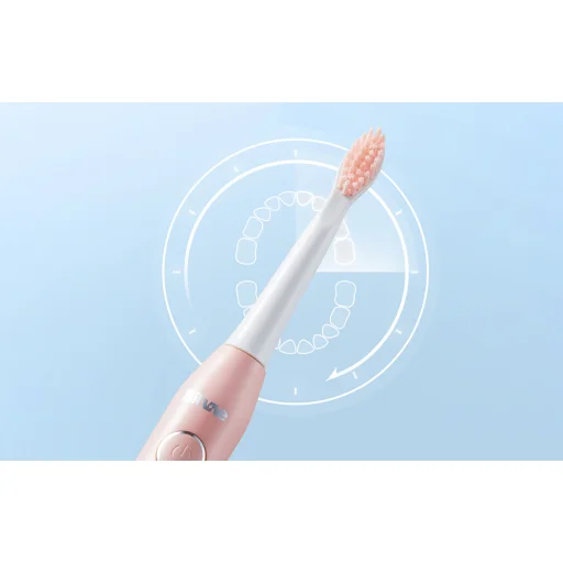 Sonic fogkefe tartalék fejekkel, tartóval és tokkal D2 (rózsaszín) - 5