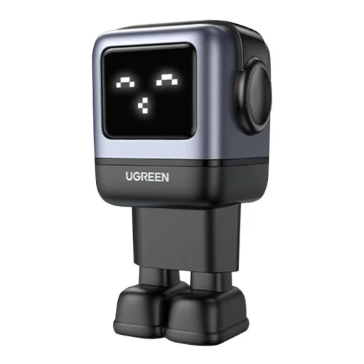 Ugreen Nexode RG hálózati töltő (Robot GaN), 2x USB + USB-C, 65W (szürke) - 1
