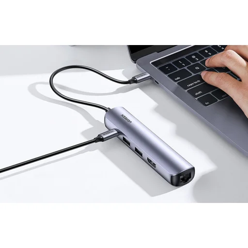 UGREEN Adapter Hub, USB-C 4x, USB 3.0, HDMI - 3