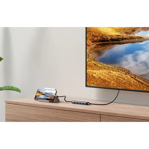UGREEN Adapter Hub, USB-C 4x, USB 3.0, HDMI - 4