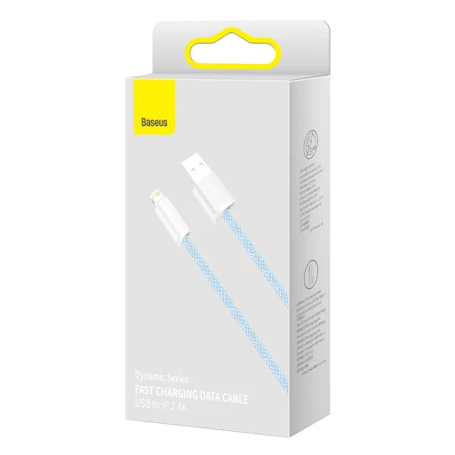 Baseus Dynamic USB-Lightning kábel, 2,4A, 2m (kék) - 5
