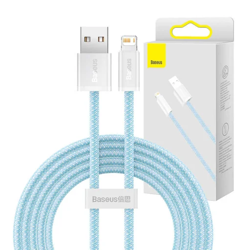 Baseus Dynamic USB-Lightning kábel, 2,4A, 2m (kék) - 6