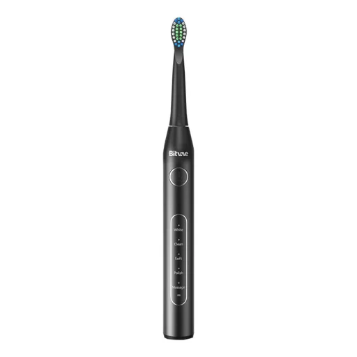 Sonic fogkefe cserélhető fej garnitúrával és szájzuhannyal Bitvae D2+C2 (fekete) - 2