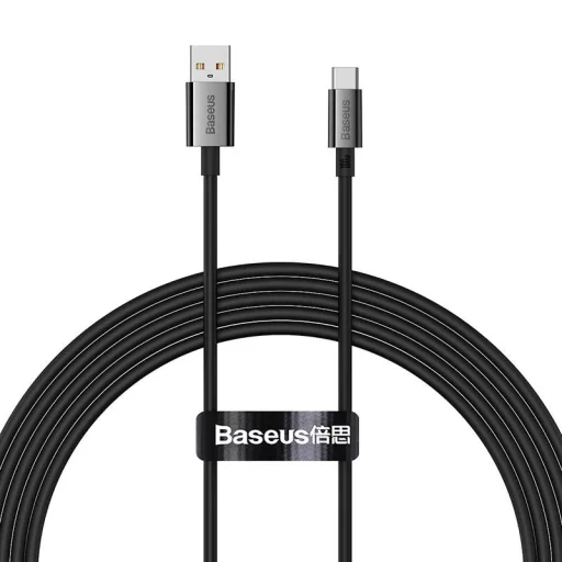 Baseus Superior USB - USB-C kábel, 100W, 2m (fekete) - 2