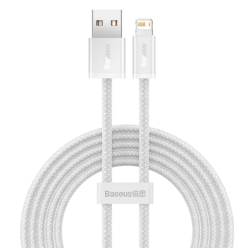 Baseus Dynamic USB-Lightning kábel, 2,4A, 1m (fehér) - 2