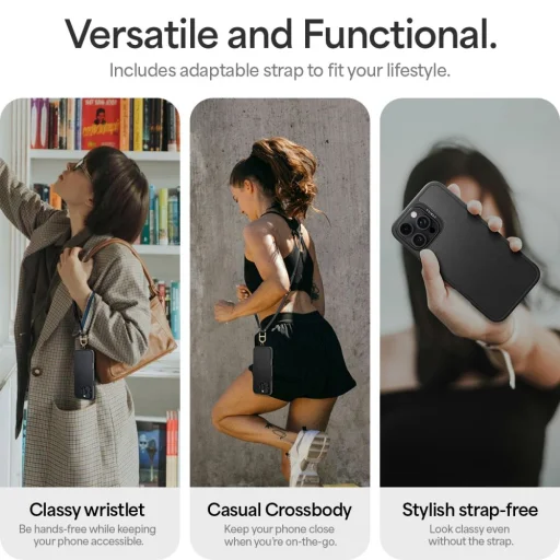  Apple iPhone 16 Pro Fekete Spigen Cyrill Kajuk Classic Charm Mag Magsafe tok - 7