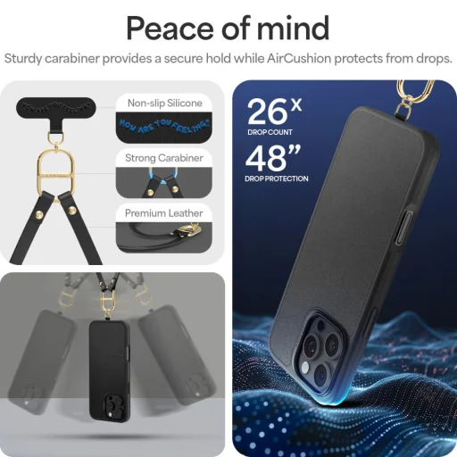  Apple iPhone 16 Pro Fekete Spigen Cyrill Kajuk Classic Charm Mag Magsafe tok - 10