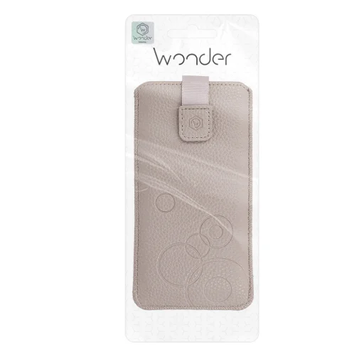 WONDER Deko Pouch tok (S méret) Nokia 105 2019/150/216 cappuccino - 7