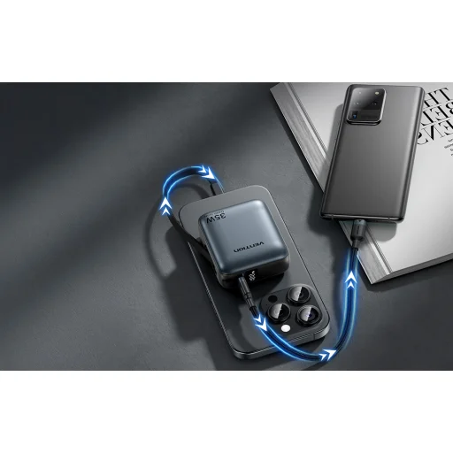 Powerbank Vention FHEH0 10000mAh 30W (szürke) - 6