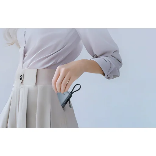 Powerbank Vention FHEH0 10000mAh 30W (szürke) - 7