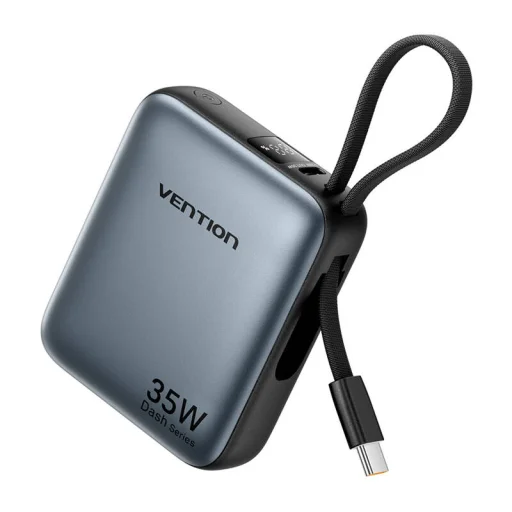 Powerbank Vention FHEH0 10000mAh 30W (szürke) - 1