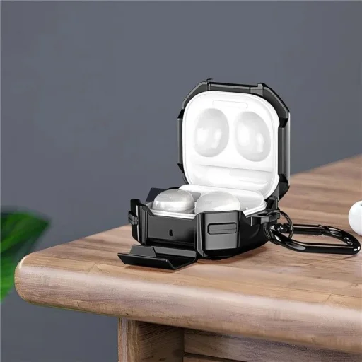 Samsung Galaxy Buds Live/Buds PRO/Buds2/Buds2 Pro fekete tok DUX DUCIS SECG  - 4