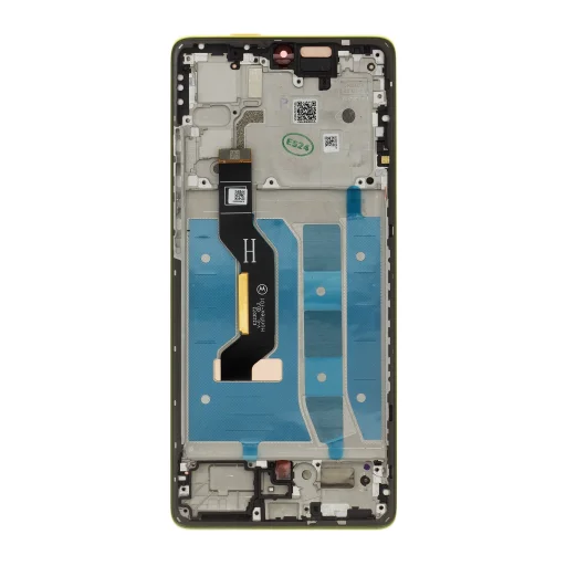 Motorola G85 LCD Kijelző + Érintőegység + Előlapi Keret Olívazöld (Szerviz csomag) - 2
