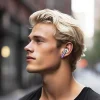 HOCO vezeték nélküli fülhallgató bluetooth TWS ANC ENC EQ16 lila máz thumbnail