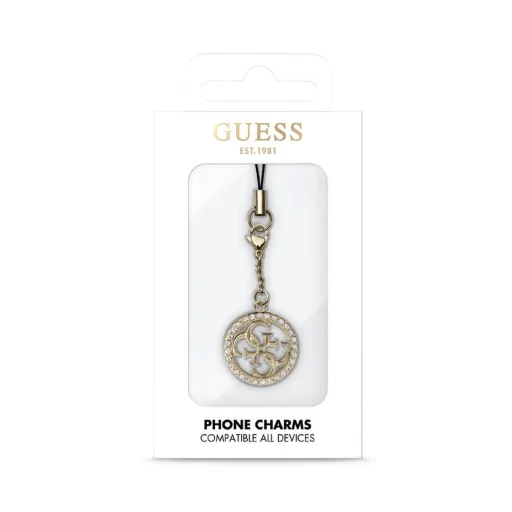 Guess Charm 4G Strass Fém Logó Csuklópánt - 2