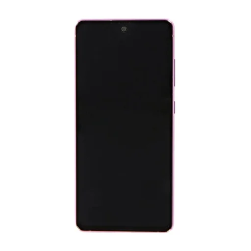 LCD kijelző + Érintőegység + Előlapi borítás Samsung G780 4G Galaxy S20 FE Cloud Lavender (Szerviz csomag) - 1