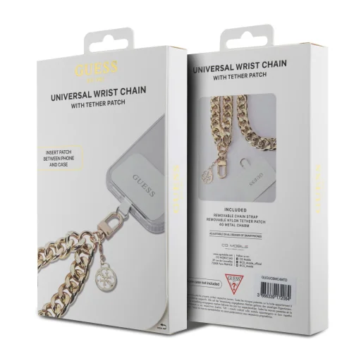 Guess Univerzális Csuklópánt 4G Charm Arany - 2