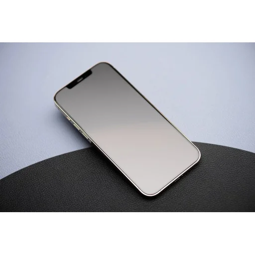 Forcell Matt Glass - iPhone 12 Pro Max fekete üvegfólia - 5