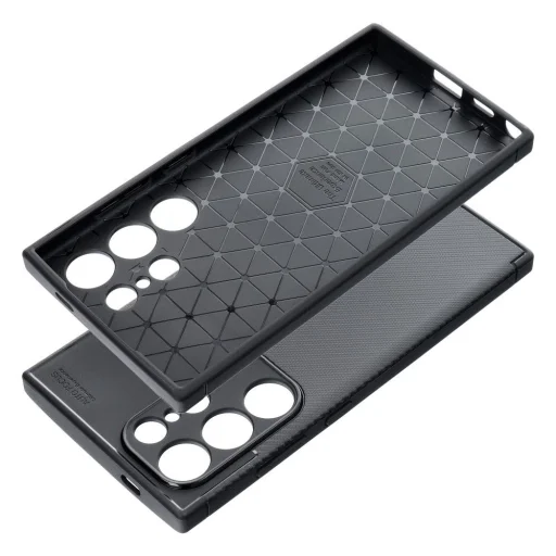 CARBON PREMIUM tok Samsung Galaxy S24 Ultra fekete tok - 8