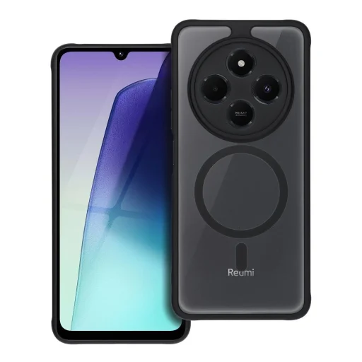 FULL MATTE MAG COVER tok kompatibilis MagSafe technológiával XIAOMI REDMI 14C fekete - 1