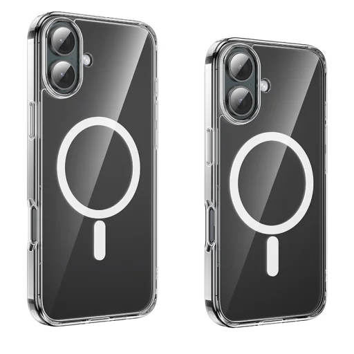 Borofone tok BI5 Jégpajzs Mágneses Iphone 16 Plus átlátszó - 2