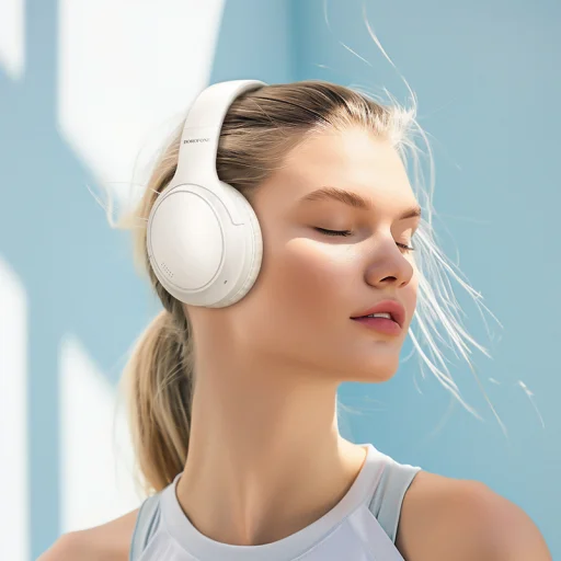 Borofone Fejhallgató BO29 Fascinador Bluetooth fehér - 3
