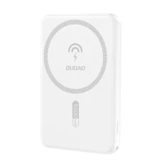 Dudao K14S USB-A / USB-C / MagSafe vezeték nélküli powerbank 20W 5000mAh - fehér