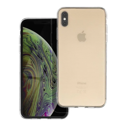 Átlátszó tok 2 mm IPHONE XS MAX-hoz (kamera védelem) átlátszó tok - 1