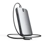 Satechi USB-C mindenhova alkalmazható többportos adapter (1xUSB-C PD töltés, 1x G Ethernet, 1x 4K HDMI, 1x VGA, 1x USB-A, 1x USB-C, micro/SD) - Űrszürke thumbnail