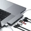 Satechi Pro Hub Max (1x USB4, 1x HDMI 4K 60Hz, 1x USB-A 3.0, 1x micro/SD, 1x Ethernet, 1x USB-C, 1x Audio) - Asztroszürke thumbnail