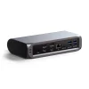 Satechi Thunderbolt Multimédiás Pro Dokkoló (2x DisplayPort, 2x HDMI, 1x Thunder4, 1x USB-C 3.2, 3x USB-A 3.2, 2x USB-A 3.2, 1x USB 2.0, SD/Micro SD, 3.5mm Audio, Ethernet, Kensington Zár, DC/20VPort-135W Tápegység tartozék) - Szürke thumbnail