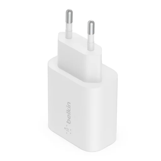 Belkin BOOST CHARGE 25W USB-C PD PPS Egyes Fali Töltő 1m C-típusú - Villám Kábel - Fehér - 5